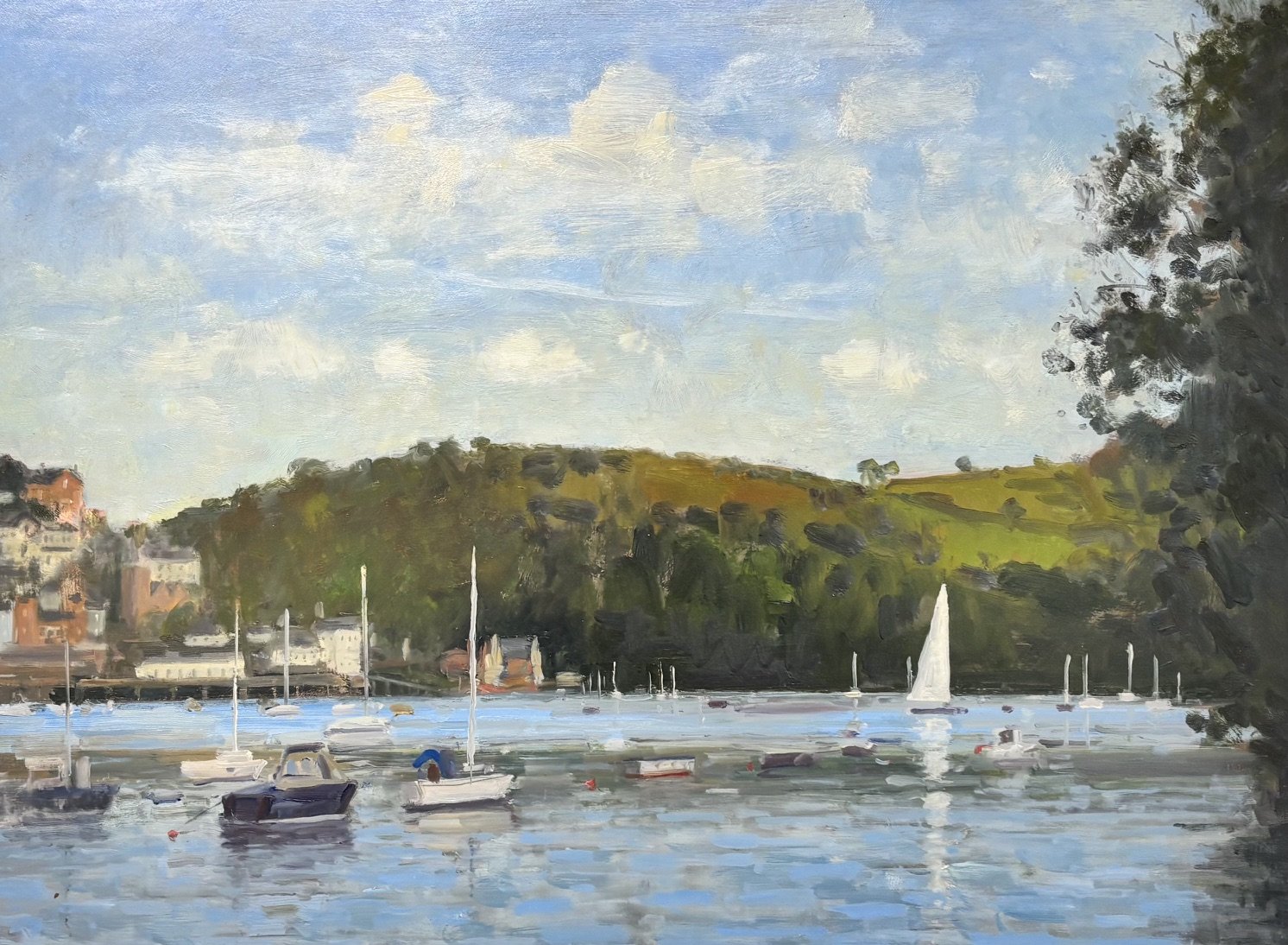 White sail at Dartmouth